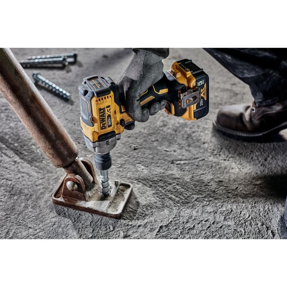 DEWALT 20V MAX XR 1/2in Mid Range Impact Wrench with Detent Pin Anvil (Bare Tool), large image number 6