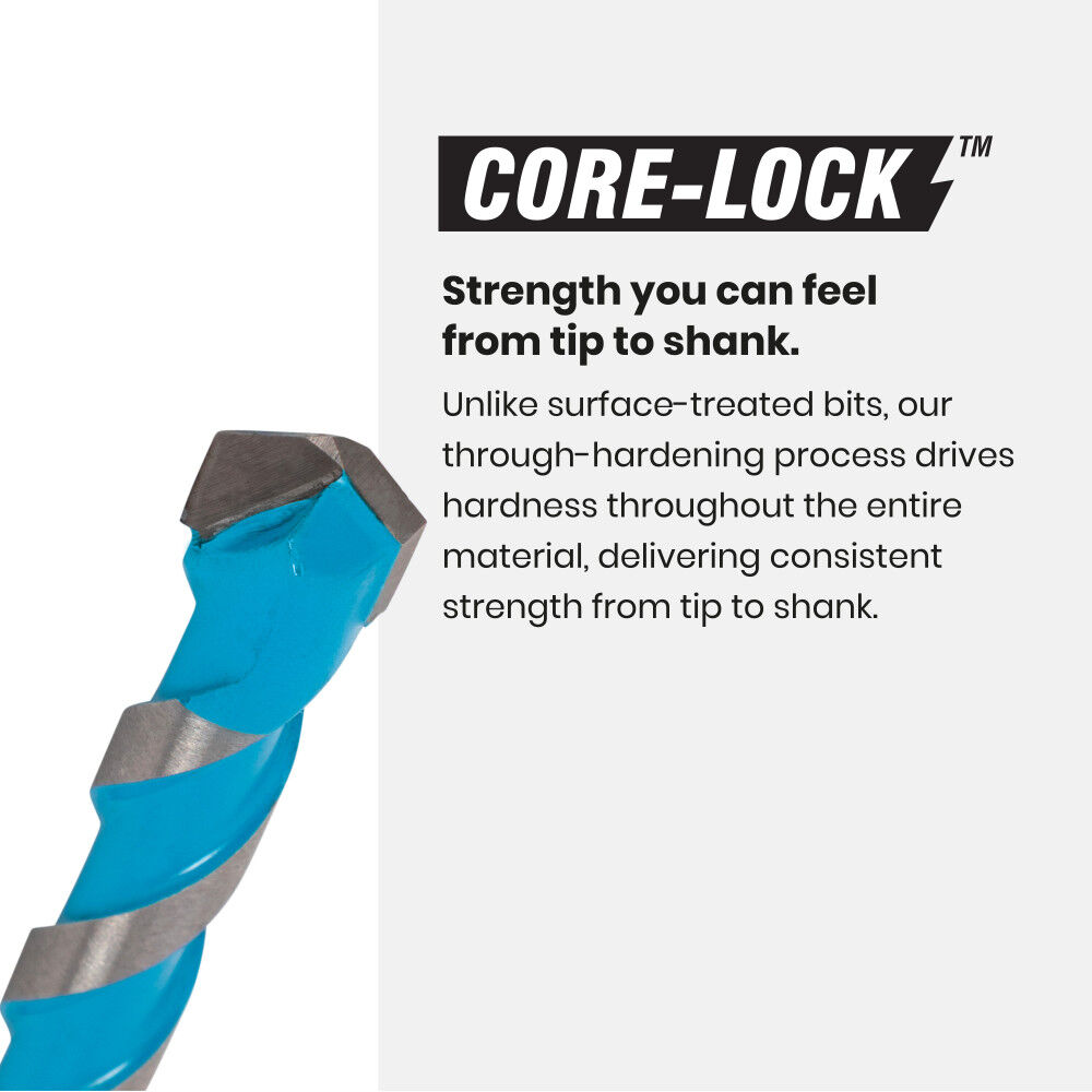 Spyder 1/2 Inch x 6 Inch Carbide-Tipped Masonry Drill Bit for Concrete Screws, large image number 4