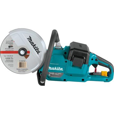 Makita 18V X2 (36V) LXT Lithium-Ion Brushless Cordless 9in Power Cutter Kit with AFT Electric Brake 4 Batteries (5.0 Ah), large image number 3