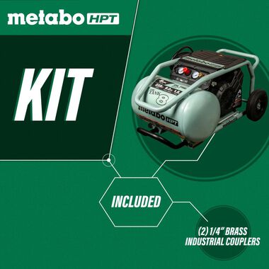 Metabo HPT The Tank 8 Gallon Trolley Air Compressor, large image number 3