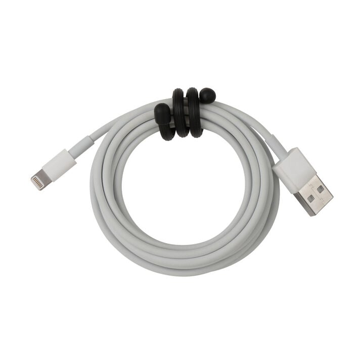 Nite Ize Gear Tie Reusable Rubber Twist Tie 6in 2pk Black, large image number 4