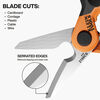 Klein Tools Long Reach Cable Stripping Electrician Scissors, 7-Inch, small image number 3