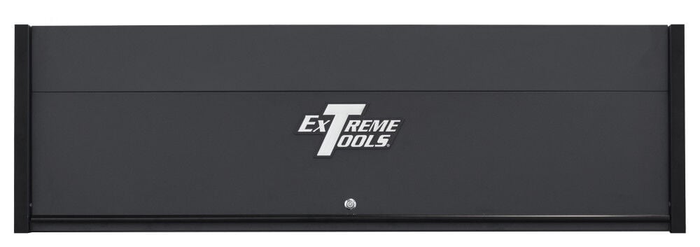 Extreme Tools RX Series 72 Inch W x 25 Inch D Extreme Power Workstation Hutch Black with Black Handle and Trim – RX722501HCMBBK