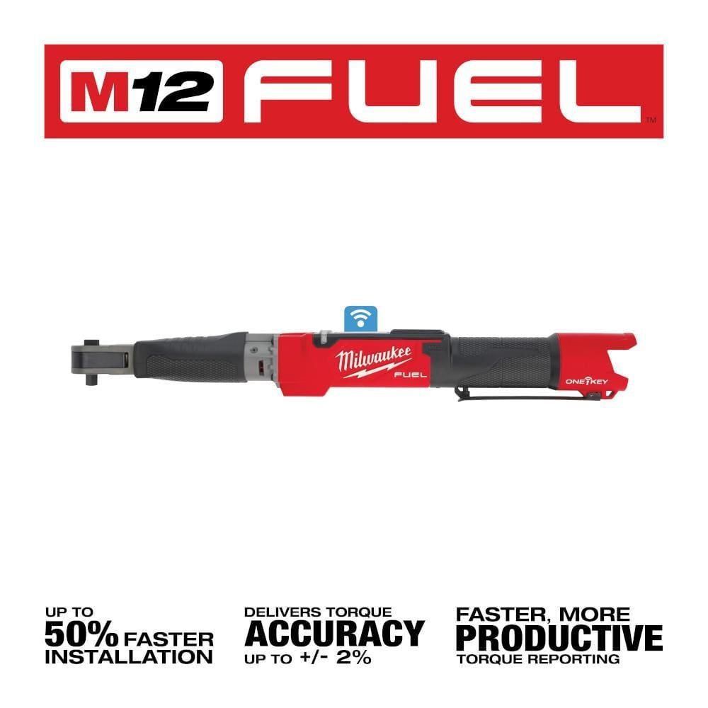 Milwaukee M12 FUEL 3/8inch Digital Torque Wrench with ONE-KEY (Bare Tool), large image number 3