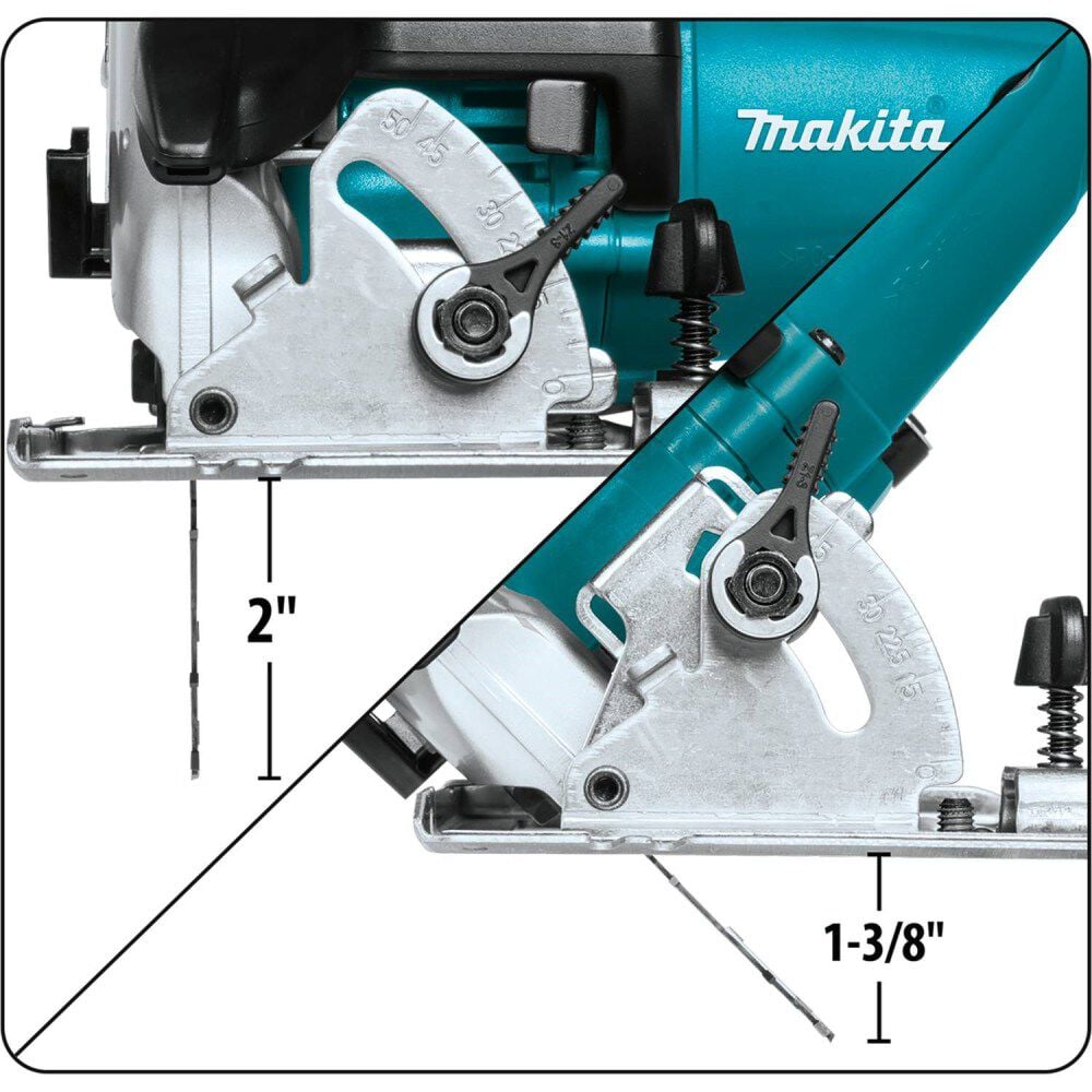 Makita 18V LXT Lithium-Ion Cordless 5-3/8 Inch Trim Saw (Bare Tool), large image number 4