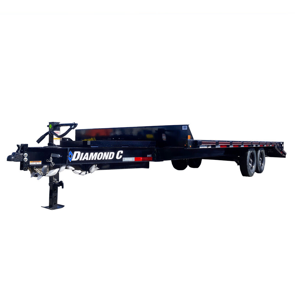 Diamond C 22 Ft. x 102 In. Heavy Duty Deck Over Equipment Trailer with Max Ramps, large image number 1