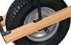 Brentwood 10 Cube HDPE Double Wheel Wheelbarrow - BW10D, small image number 4