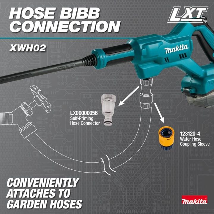 Makita 18V LXT 320 PSI 0.7 GPM Battery Powered Cold Water Power Cleaner (Bare Tool), large image number 5