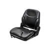 Uni Pro Water-Resistant Adjustable Vinyl Backrest Seat Black, small image number 1