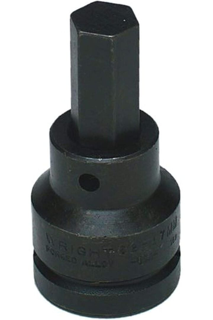 Wright Tool 3/4 Inch Drive 17 mm Hex Impact Socket Bit
