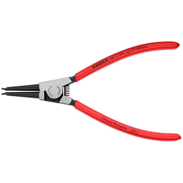 Knipex 7-1/4 Inch External Snap Ring Pliers with Forged Tips, large image number 2