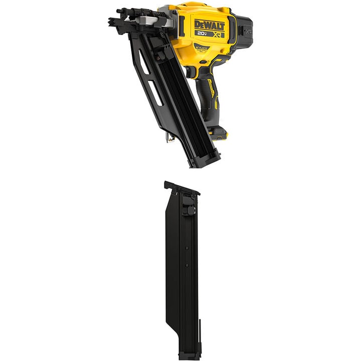 DEWALT 20V MAX Cordless Framing Nailer & Nailer Extended Magazine Bundle