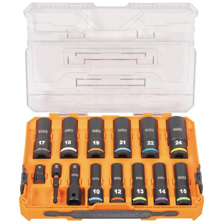Klein Tools Deep Impact MM Socket Set, 14 Pc, large image number 0