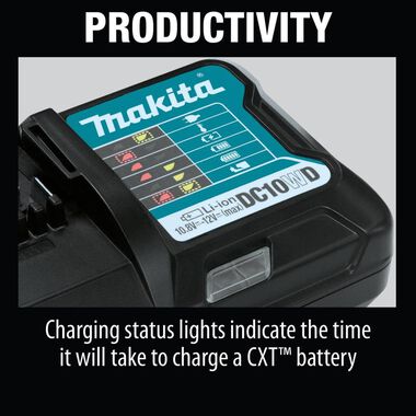 Makita 12V Max CXT Lithium-Ion Battery and Charger Starter Pack (2.0Ah), large image number 9