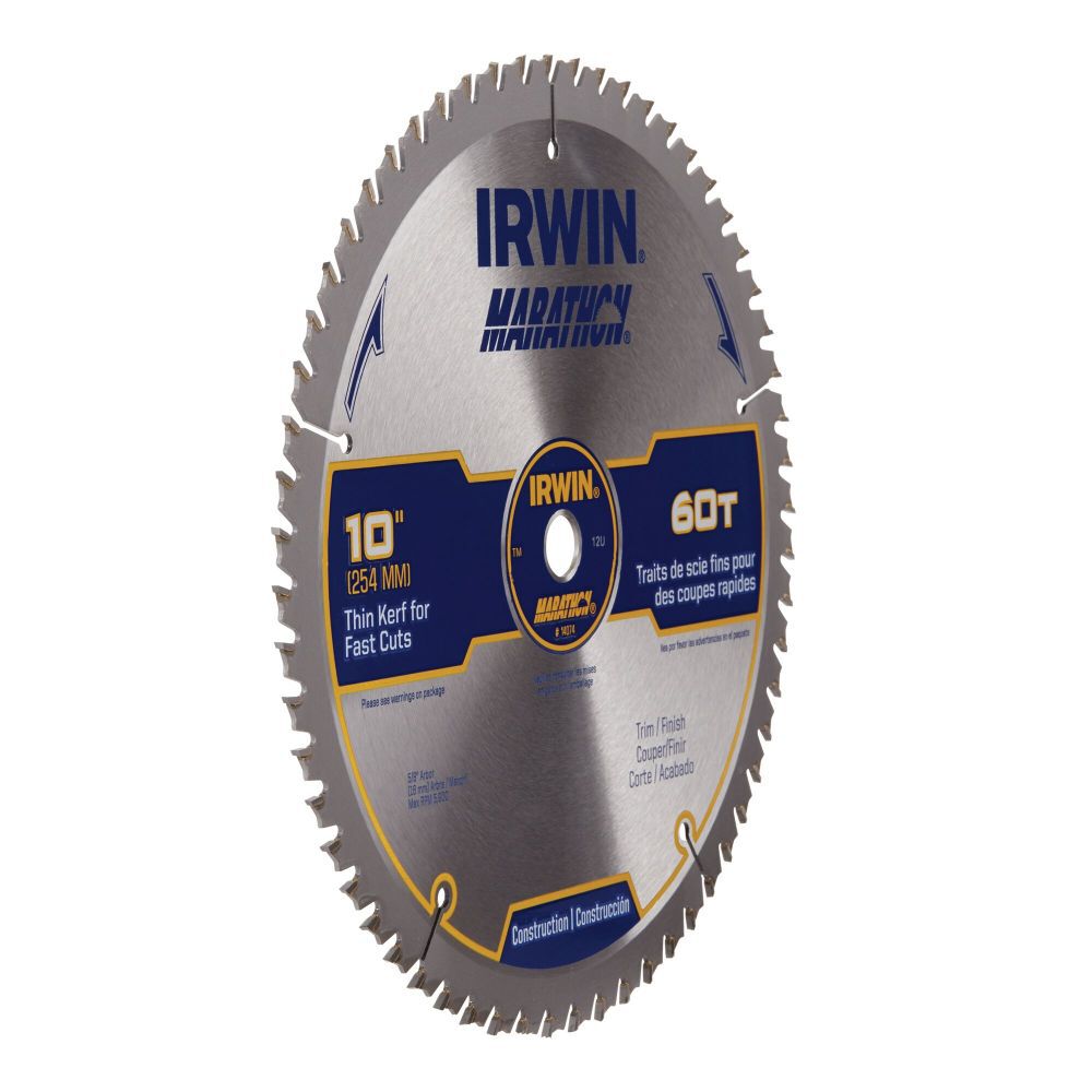 Irwin Tools Marathon Carbide Table / Miter Circular Blade 10in, large image number 3