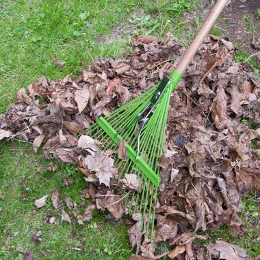 Ames 22-Tine Steel Leaf Rake with 6 in. Cushioned Handle, large image number 1
