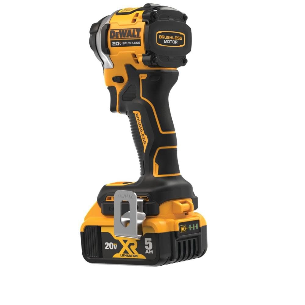 DEWALT 20V MAX Atomic Impact Driver 5Ah Kit & Elite Series 100pc Drill Driver Set, large image number 7