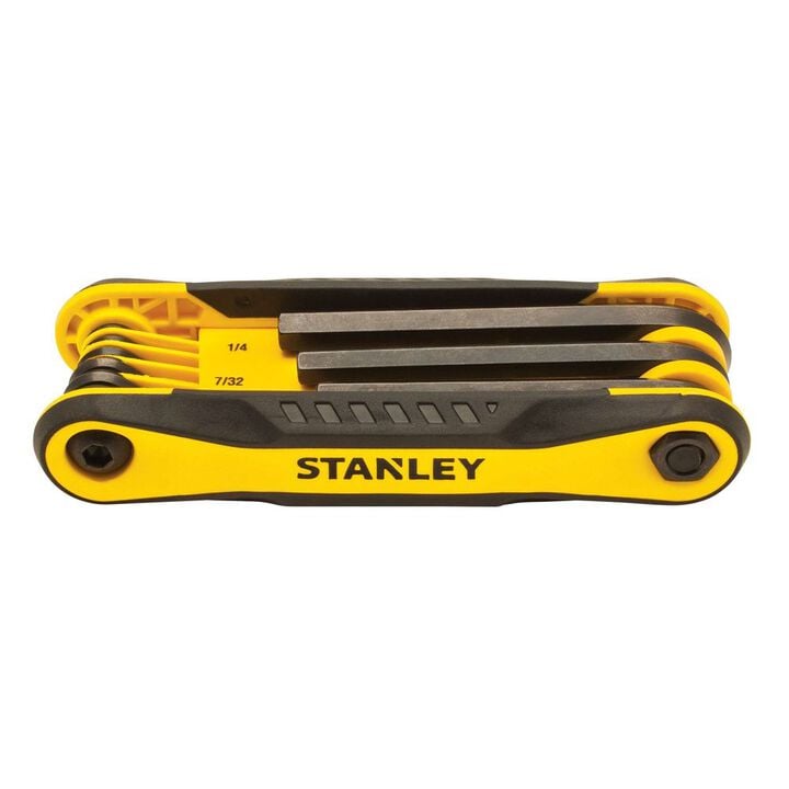 Stanley Folding Metric Hex Key Set, 9 Pieces