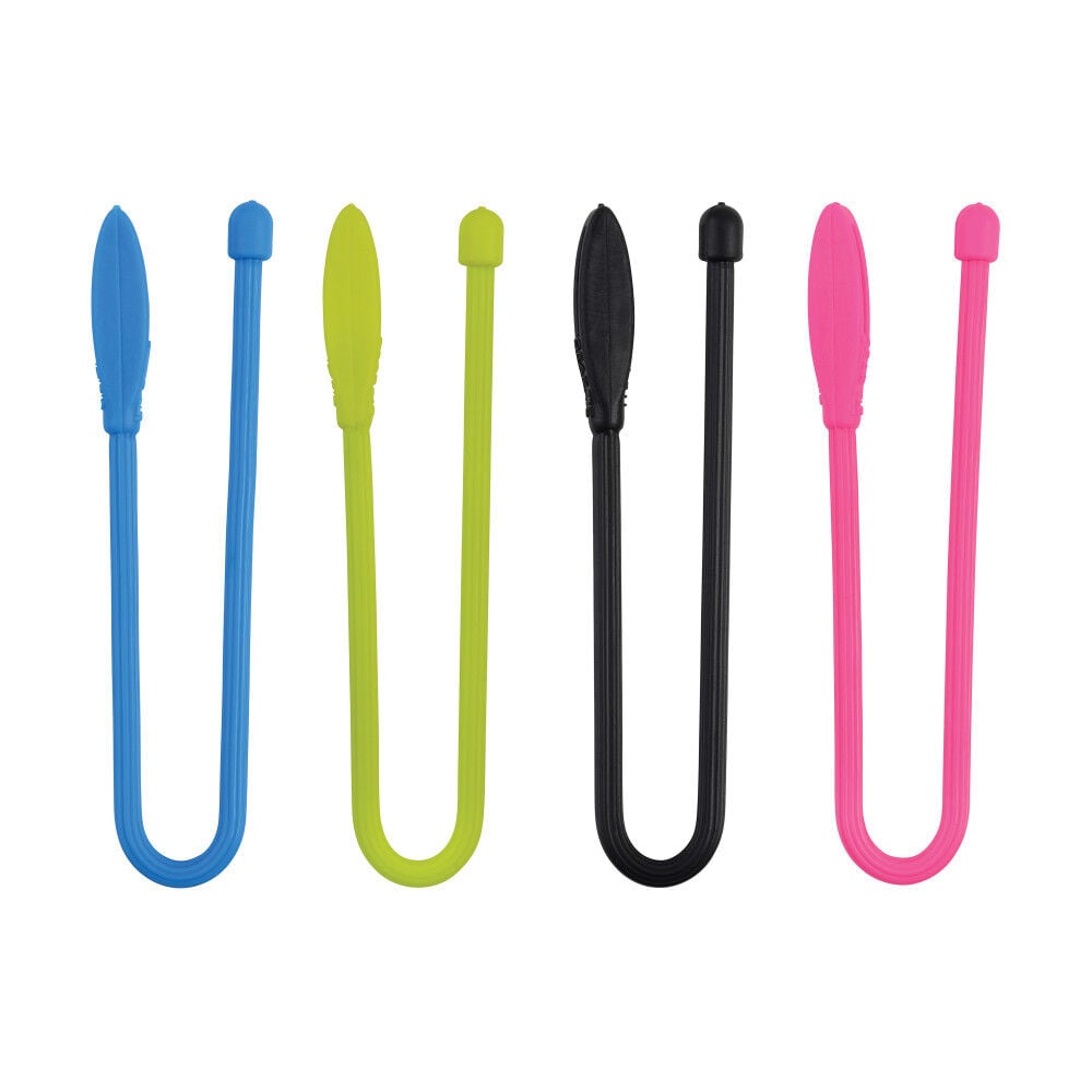 Nite Ize Gear Tie Cordable Twist Tie 6 Inch Assorted Colors 4 Pieces, large image number 4