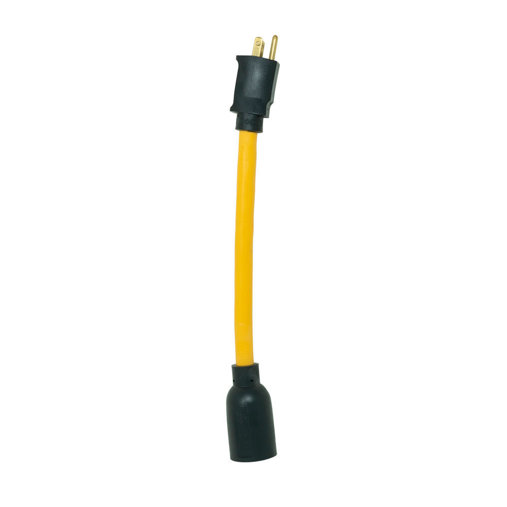 Southwire STW GENCORD Locking Cord Adapter 12/3  9 Inch, large image number 1