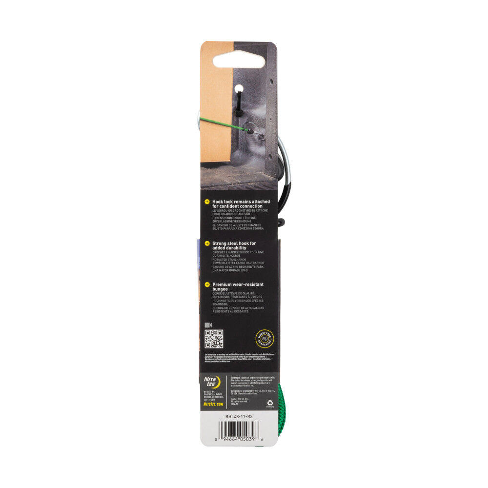 Nite Ize Promotional HookLock Locking Bungee 48 Inch Green, large image number 2