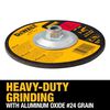 DEWALT 7 x 1/4 x 5/8-in to 11Depressed Center Metal Grinding Wheel, small image number 4