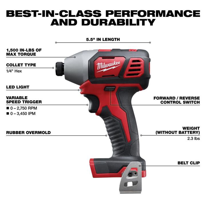 Milwaukee M18 4-Piece Combo Kit, large image number 3
