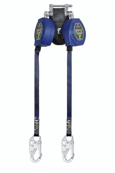 Falltech 8 Ft. FT-X Twin-Leg Self-Retracting Lifeline with Steel Snap Hooks