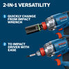 Bosch 18V Two-In-One Impact Driver Kit Reconditioned, small image number 3