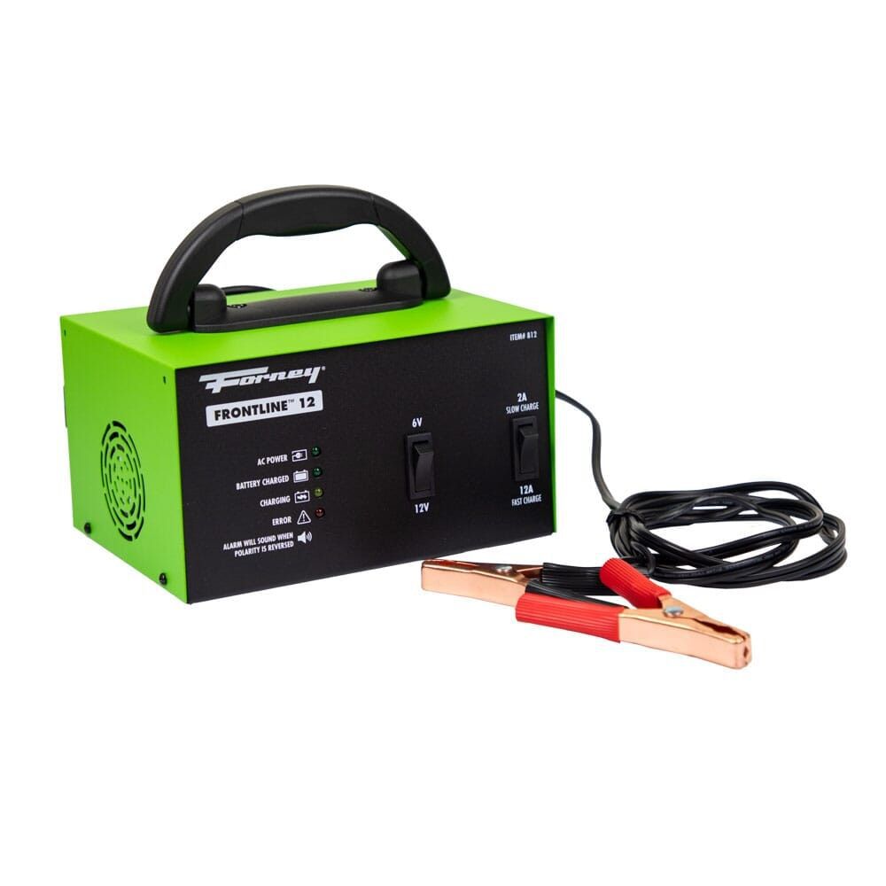 Forney Industries Frontline 120V 12A Manual Style Battery Charger, large image number 2