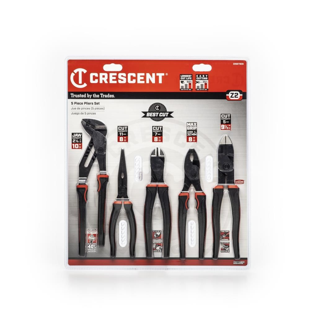 Crescent Z2 5 Mixed Dual Material Plier Set 5pc, large image number 3