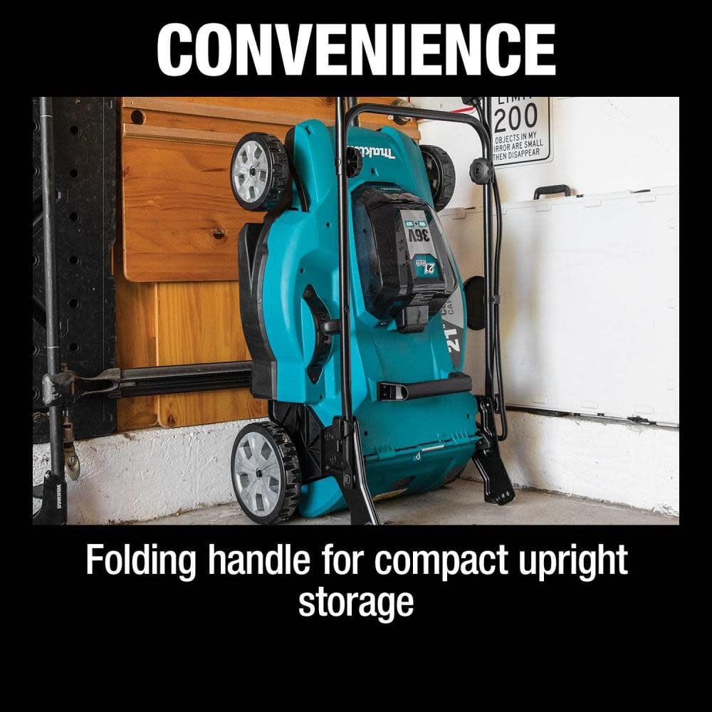 Makita 18V X2 (36V) LXT 21in Lawn Mower Kit with 4 Batteries