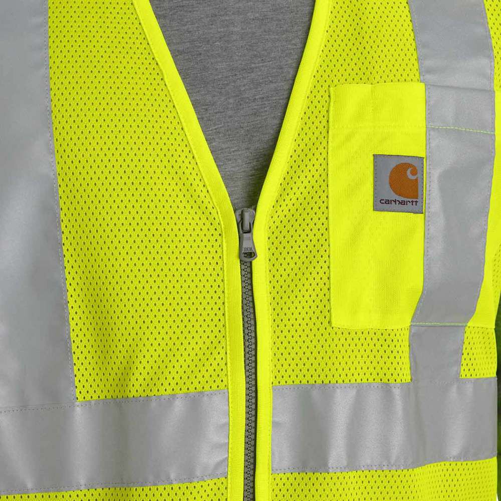 Carhartt Class 2 Hi-Vis Mesh Multi-Pocket Vest M/L, large image number 5