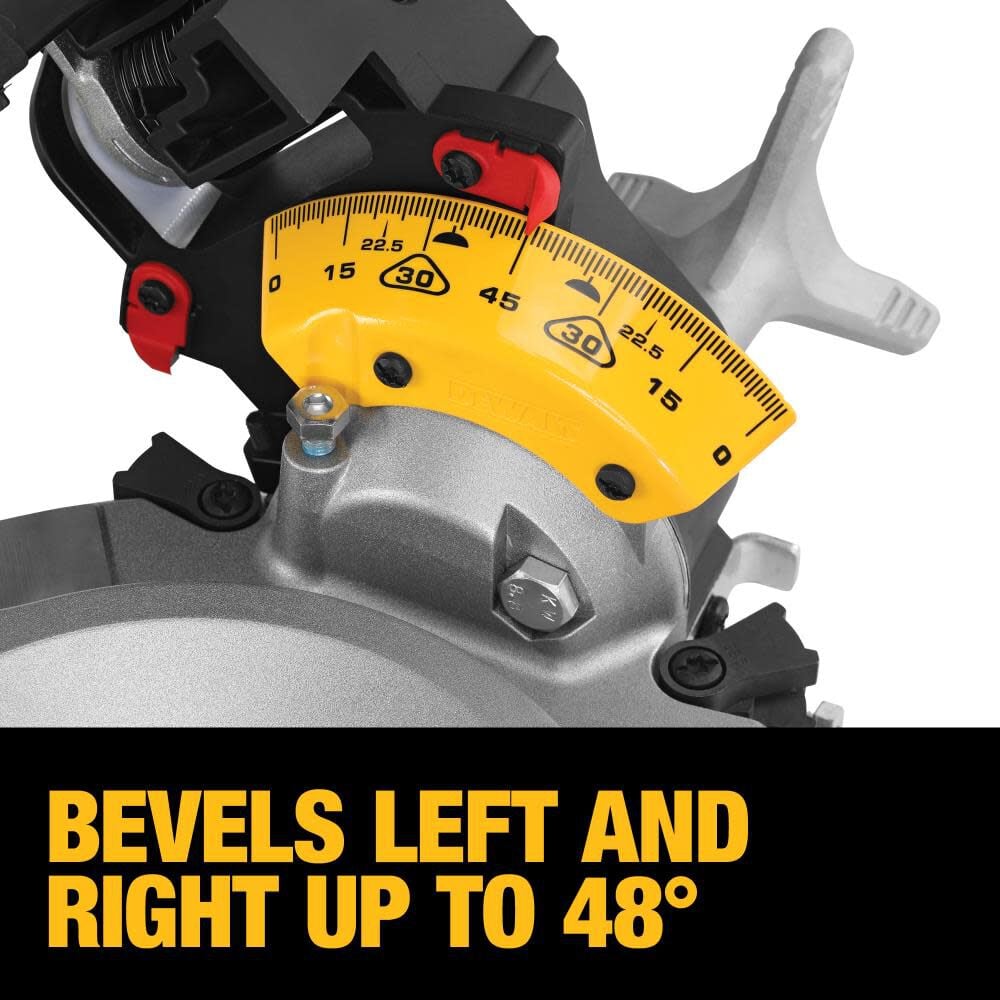 DEWALT 12in 15 Amp Dual Bevel Compound Miter Saw, large image number 4