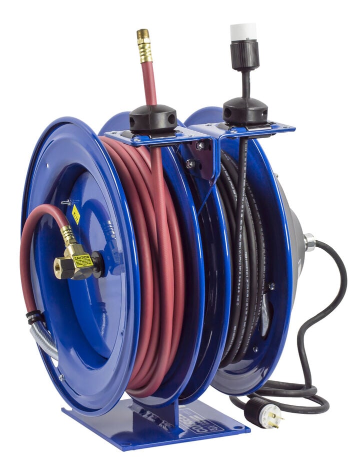 Coxreels C-L350-5012-A Dual Purpose Electric/Air Spring Rewind Reel