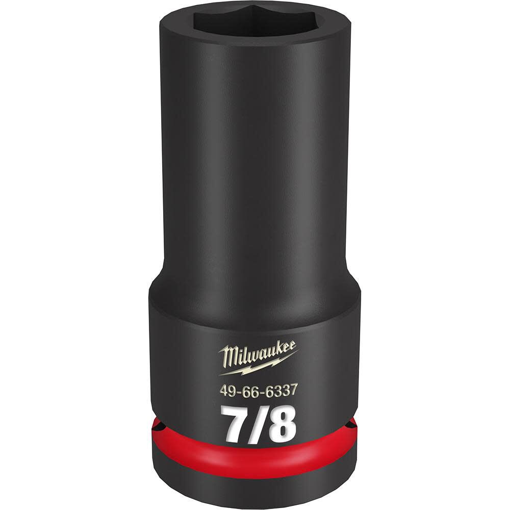 Milwaukee SHOCKWAVE Impact Duty Socket 3/4in Drive 7/8in Deep 6 Point, large image number 1