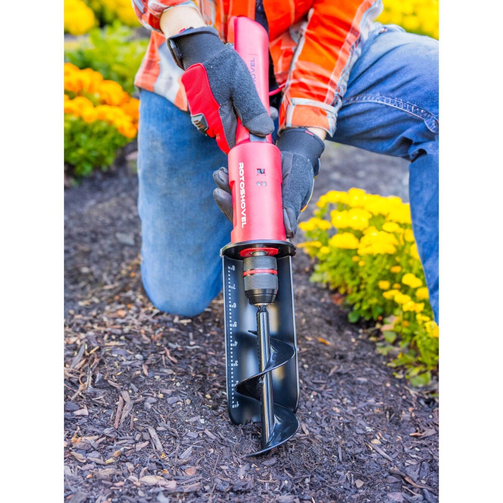 Rotoshovel 12V Handheld Electric Automatic Shovel Kit with (1) Battery, large image number 9