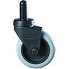 Rubbermaid 3 Inch Plastic Gray Caster with Tread Metal Axle, small image number 3