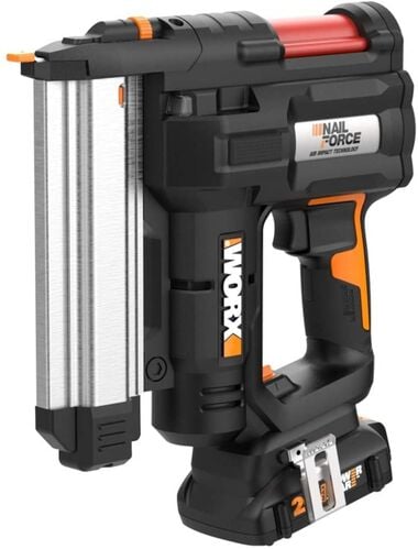 Worx 20V Power Share Cordless 18 Gauge 2 in 1 Nail and Staple Gun Kit