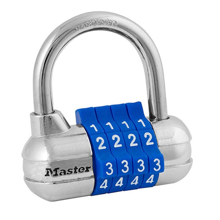 Master Lock Padlock 2 1/2in Metal 4 Digit Combination 1pk