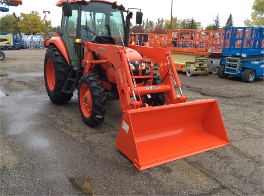 Kubota 71HP Utility Tractor with Heat and A/C Cab - 4WD and 3-Point, large image number 4