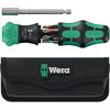Wera Tools Kompakt 28 RA 1 Kraftform Screwdriver Bit Set with Pouch, 6 Pieces, small image number 1