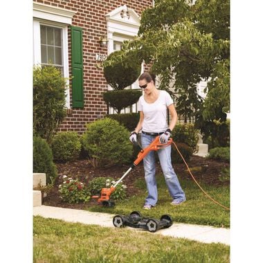 Black and Decker 6.5 Amp 12 in. Electric 3-in-1 Compact Mower (MTE912), large image number 1