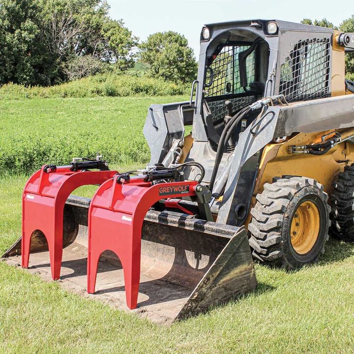 GreyWolf Attachments Double Grapple Skid Steer Attachment, large image number 11