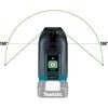 Makita 12V max CXT Self-Leveling Cross-Line/4-Point Green Beam Laser (Bare Tool), small image number 4