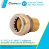 Sharkbite 1in PVC x 1in MNPT Brass PVC Male Adapter, small image number 4