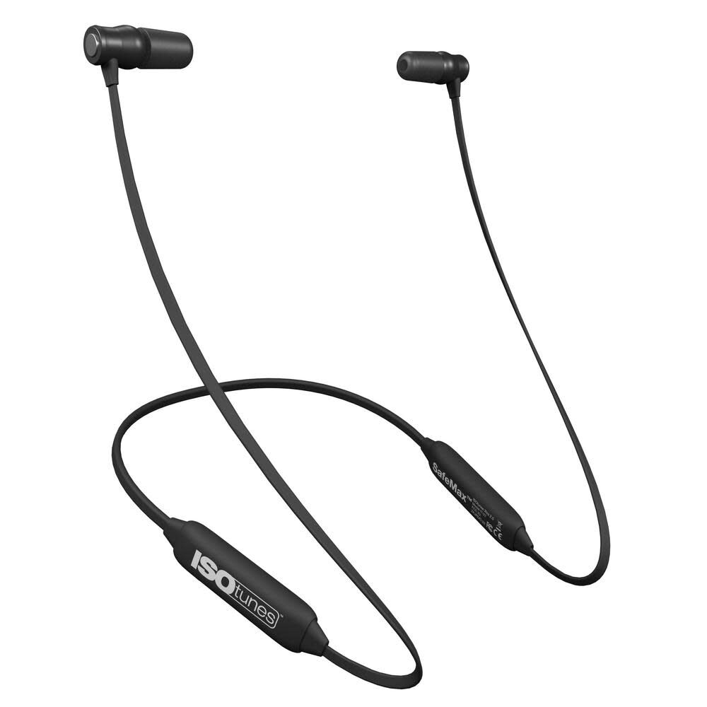 ISOtunes XTRA 2.0 Bluetooth Earbuds 27 dB Safety Matte Black IT 27