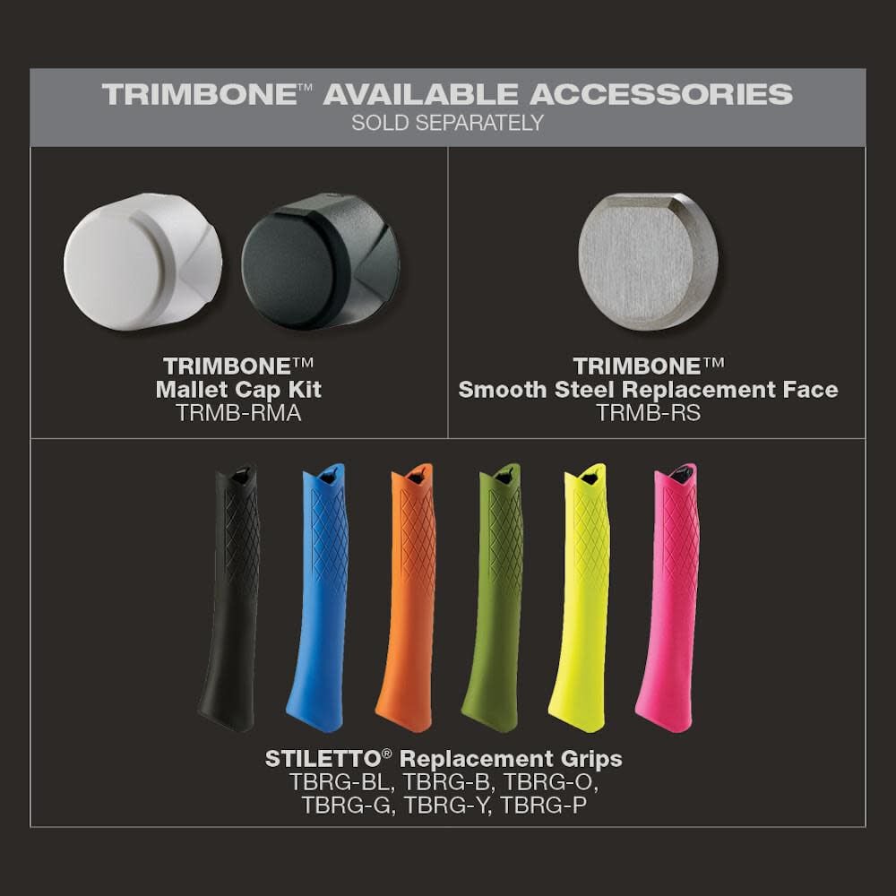 Stiletto TRIMBONE 10oz Titanium Finish Hammer, large image number 9