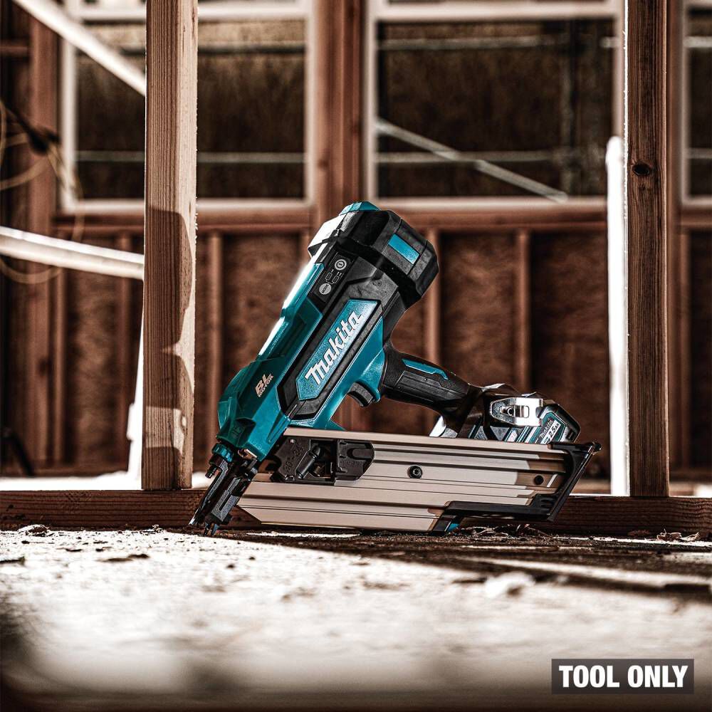 Makita 40V Max XGT Brushless Cordless 30 Degree Clipped Head 3-1/2 Inch Framing Nailer (Bare Tool), large image number 7