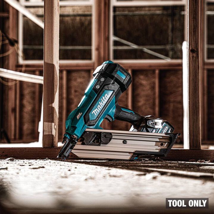 Makita 40V Max XGT Brushless Cordless 30 Degree Clipped Head 3-1/2 Inch Framing Nailer (Bare Tool), large image number 6